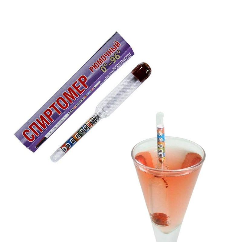[Australia - AusPower] - Small Pocket Alcoholmeter Spirtometer Hydrometer Alcohol Meter Tester 0-96% 