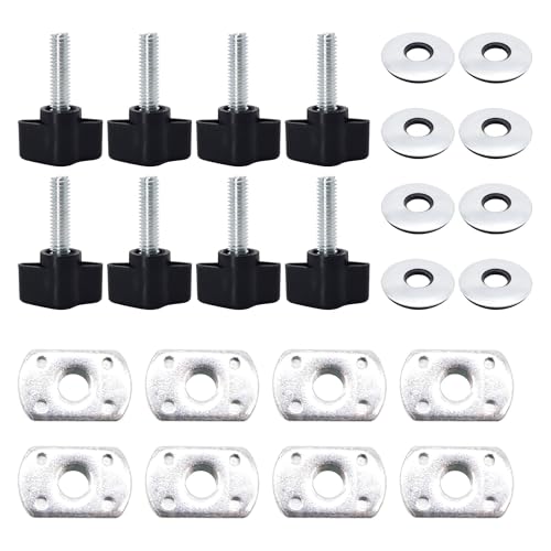 HiSport 8 pack universal hard top bolts screw and bolt assortment set