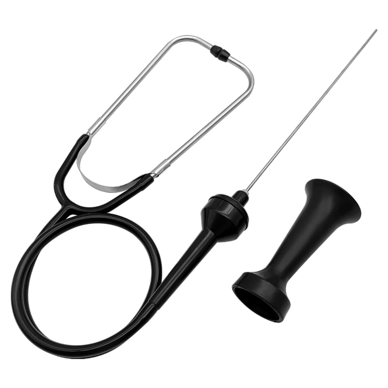ZKTOOL Car Noise Tester Diagnostic Stethoscope Kit | Professional mechanic hearing tester diagnostic kit for abnormal car noise during vehicle repair. black