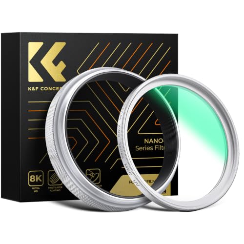 K&F CONCEPT MCUV Filter (Silver Frame) Compatible with Fujifilm X100 Series Silver