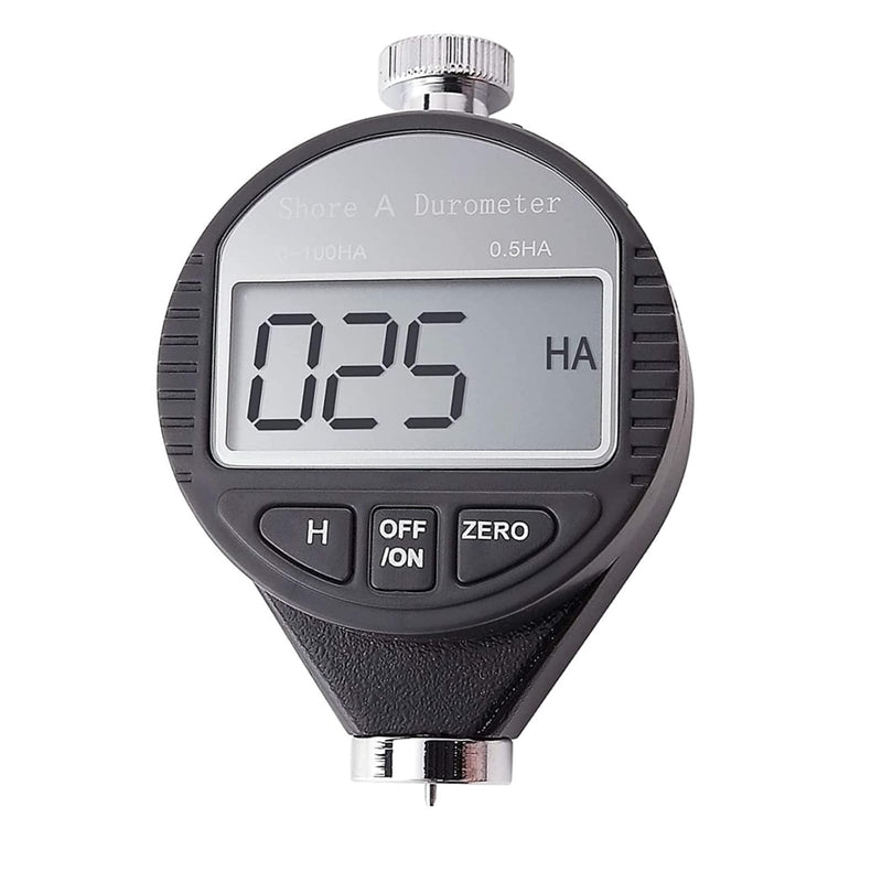 [Australia - AusPower] - Rubber Hardness Tester, Digital Shore A Hardness Tester Precision 0-100HA Measurement for Rubber Tires and Elastic Materials 0.5HA Resolution with Large LCD Display for Tire, Plastic, Leather, Wax 