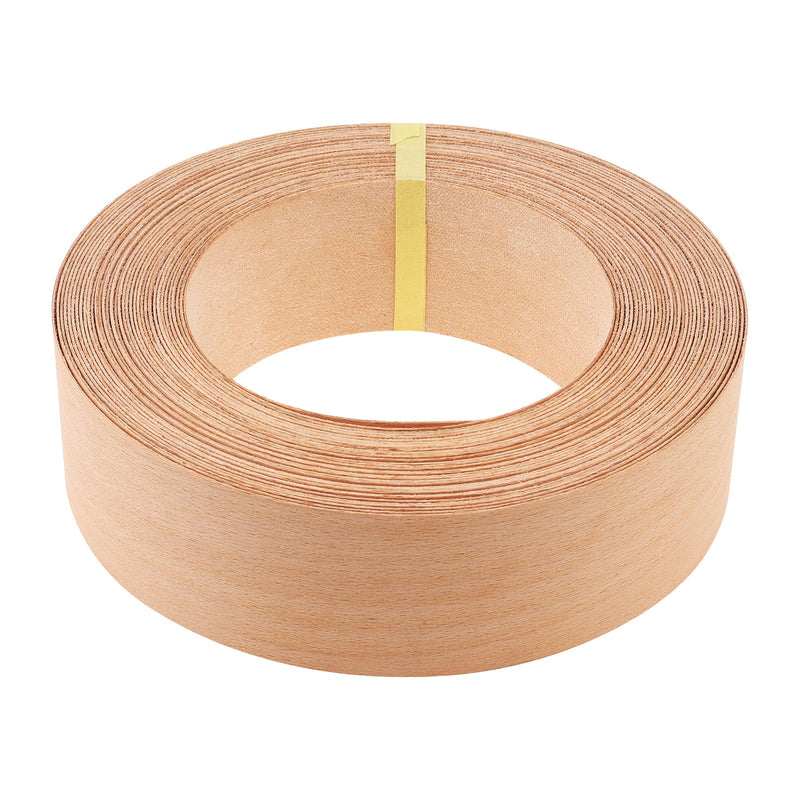 Beech Edge Banding,2 Inch X 50 Feet Wood Veneer Strips Iron-on for DIY Cabinet Repair Furniture Restoration Real Wood Trim Grain Tape (Beech, 2 Inch X 50 Feet) Beech