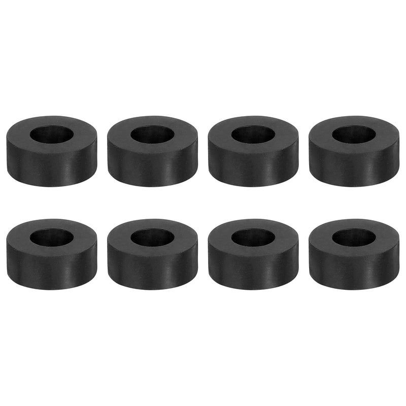 [Australia - AusPower] - uxcell 8Pcs 1" OD x 1/2" ID x 3/8" Thick Round Rubber Washers Flat Rubber Spacer Bushing for Home Appliances Cars Boat Accessories 1" OD x 1/2" ID x 3/8" Thickness 8 