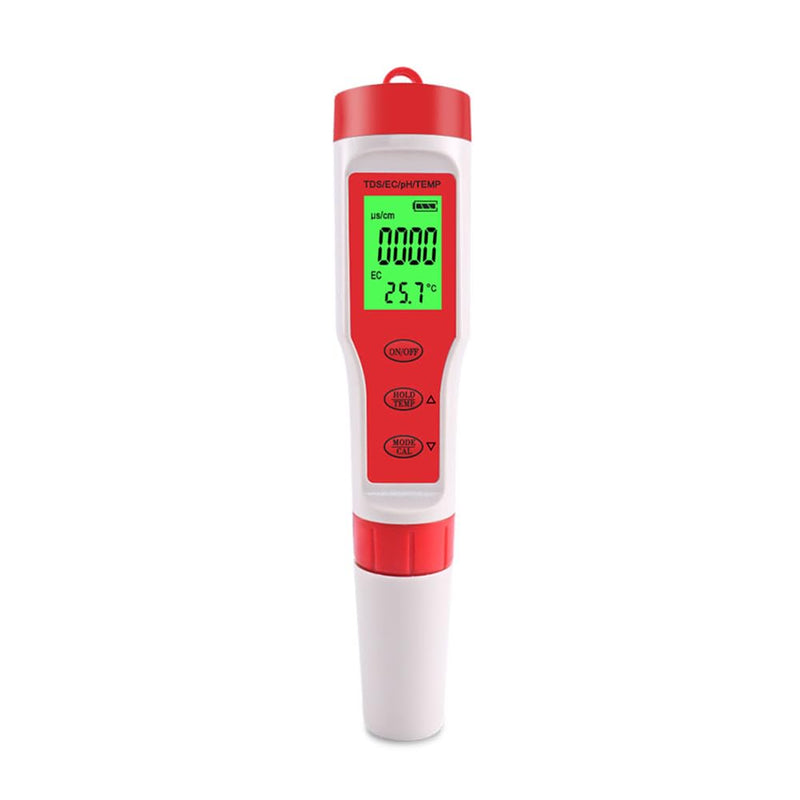 [Australia - AusPower] - 4 in 1 PH Meter Gomass 0.01 High Accuracy ph Tester Digital for Water TDS/EC/Temp/PH Pen 