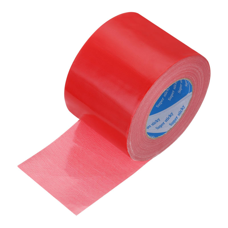uxcell Heavy Duty Duct Tape, 4 Inch x 55 Yard Waterproof Flexible Hand Tear Strong Adhesive Duct Tapes for Crafts DIY, Fixing, Repairs, Red