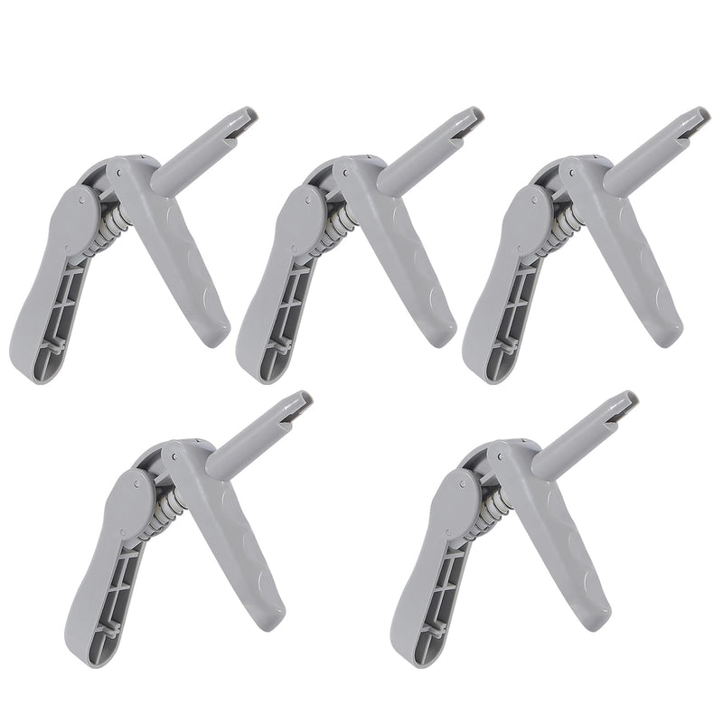Dental Composite Gun, 1pc/5pcs Impression Mixing Gun, Composite Dispensing Guns, Dental Dispenser Applicator, Compatible with Most Unidose Tips (5) 5