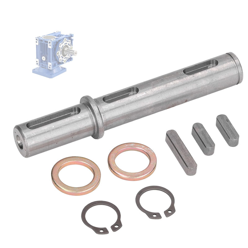 [Australia - AusPower] - Alloy Steel Output Single Shaft,Single Output Shaft Alloy Steel Short Output Shaft 18mm 0.71in Length 128mm 5.04in for Reducer NMRV040 RV040 Nema34 Stepper Motor 