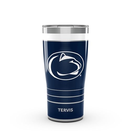 Tervis Traveler Penn State Nittany Lions - MVP Triple Insulated Tumbler Travel Cup Keeps Drinks Cold & Hot, 20oz, Stainless Steel