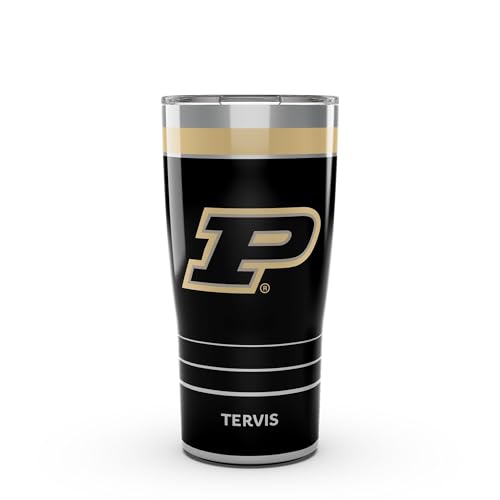 Tervis Traveler Purdue Boilermakers - MVP Triple Insulated Tumbler Travel Cup Keeps Drinks Cold & Hot, 20oz, Stainless Steel Multicolor