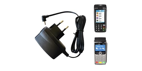 Power Supply Compatible with Ingenico Move 5000, Move 3500, IWL220, IWL221, IWL222, IWL250, IWL251 and IWL252 - Charger for EC Terminal and Card Reader