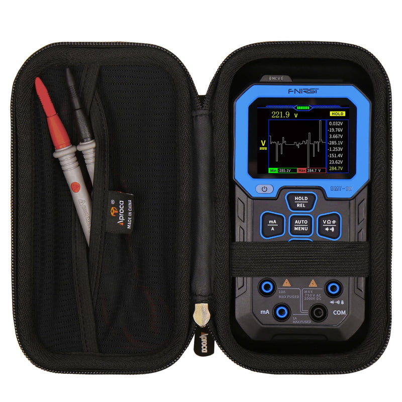 [Australia - AusPower] - Aproca Portable Hard Storage Case, for FNIRSI DMT-99 Digital Multimeter 9999 Counts TRMS and Accessories (Case Only) 