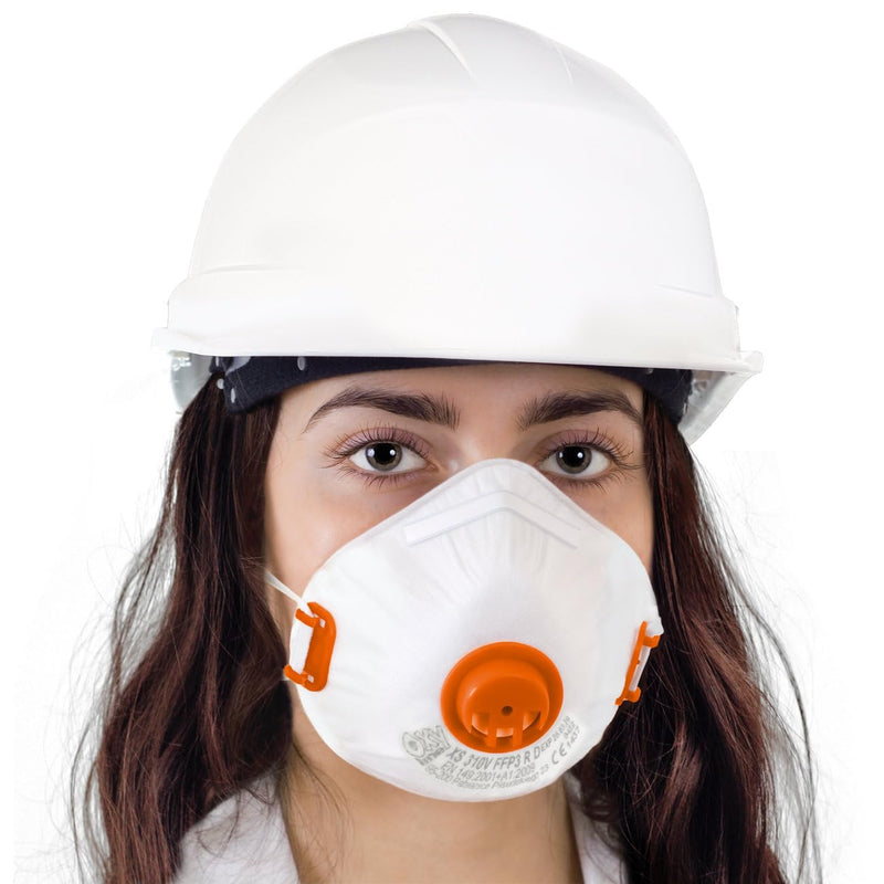 XS 310 V FFP3 RD Reusable Half Mask, Dust Mask, Respirator Mask, Protective Mask with Valve, Extra Fit, Pack of 10