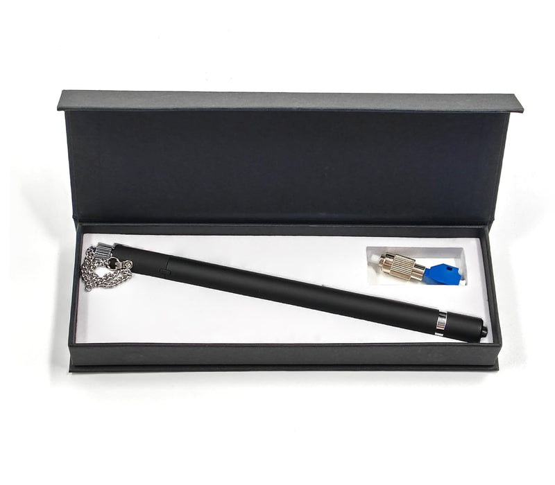[Australia - AusPower] - Portable Visual Fault Locator - 10Km Fiber Optic Tester Kit Include VFL Fiber Optic Tools with Single Mode 9/125um FC-LC Adapter (Black) 