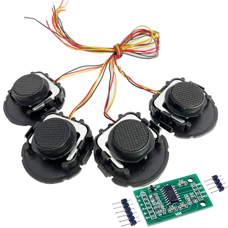 Load Cell Weighing Sensor Half-Bridge Strain Gauge Human Body Scale with Bracket + HX711 Amplifier AD Module Pack of 4 50 kg