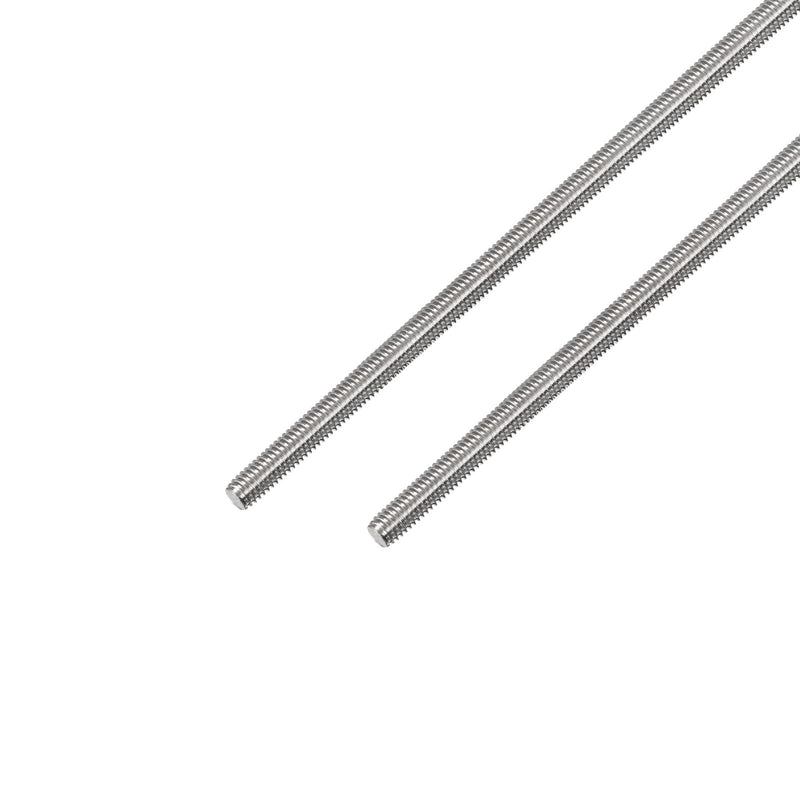 [Australia - AusPower] - 1/4"-28 Fully All Threaded Rod & Studs, 12" Length, 304 Stainless Steel Right Hand Fine Thread Screw for Furniture Anchor Bolts, Clamps, Hangers and U-Bolts 2 Pack 1/4"-28 x 12" 