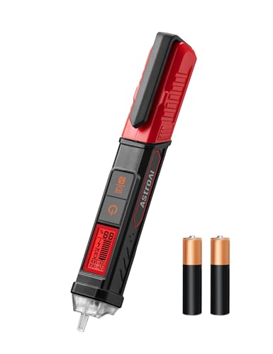 AstroAI VTS1000H Non-Contact Voltage Tester with Screwdriver | AC 12V/70V-1000V LCD Display Acoustic Alarm Visual Flashlight Electrician Tool Car Household Power Tester
