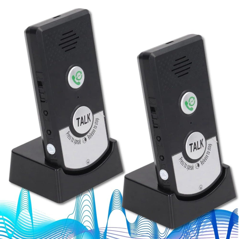 [Australia - AusPower] - Intercom System for Home, 2 Way Voice Intercom Wireless, Home Intercom System Super Long Range Intercomunicador Intercom Doorbell System Unit for Home Hospital Office 
