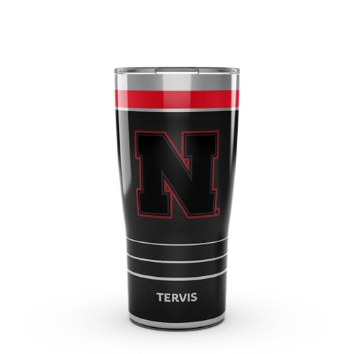Tervis Traveler Nebraska Cornhuskers - Night Game Triple Insulated Tumbler Travel Cup Keeps Drinks Cold & Hot, 20oz, Stainless Steel