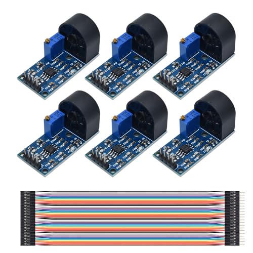 ZMCT103C 5A AC Current Transformer Module Current Sensor Arduino Pack of 6 | Suitable for AC current measurement, energy monitoring and electronic projects