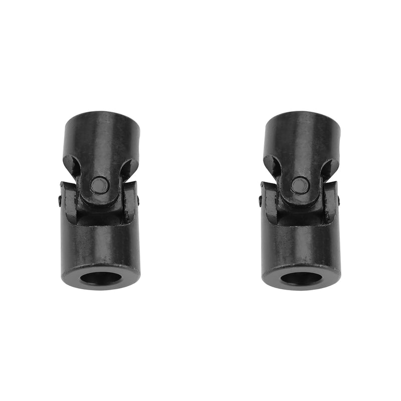 [Australia - AusPower] - Steering Shaft Connector Joint 2Pcs Shaft Coupling Motor Connector, Universal Shaft Coupling Motor Connector U Joint Flexible Adjustable Steering Joint for Transmit Rotary Motion 