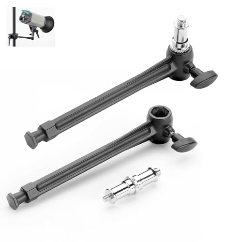 PHOCUS 6" Super Clamp Extension Arm with Universal Adapter Spigot, 2 Pack