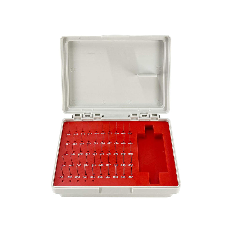 [Australia - AusPower] - TEXALAN(R) Plus Pin Gage Set with Storage Case Steel for Measuring Holes 50pcs 0.011"-0.060" M0 0.011"-0.060" (50pcs) 