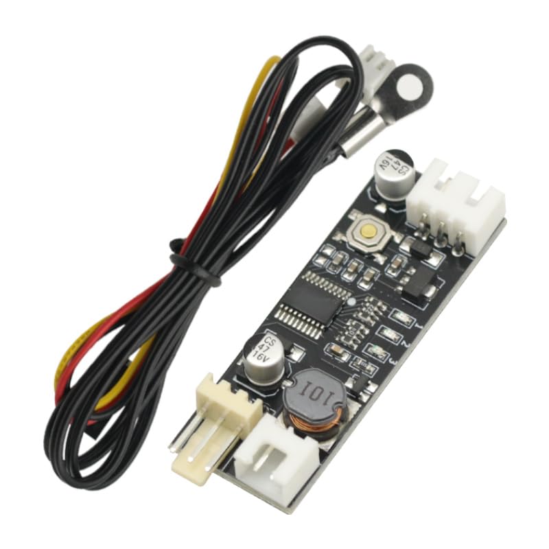 [Australia - AusPower] - Single 12V 0.8A DC PWM 2-3 Wire Fan Temperature Control Speed Controller Chassis Computer Noise Reduction Module Board 