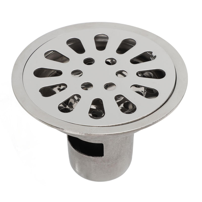 Round Drain Anti Backflow Device Shower Drain Set 3.5 Inch Stainless Steel Odor Proof Floor Drain Suitable for Kitchens, Bathrooms, Balconies