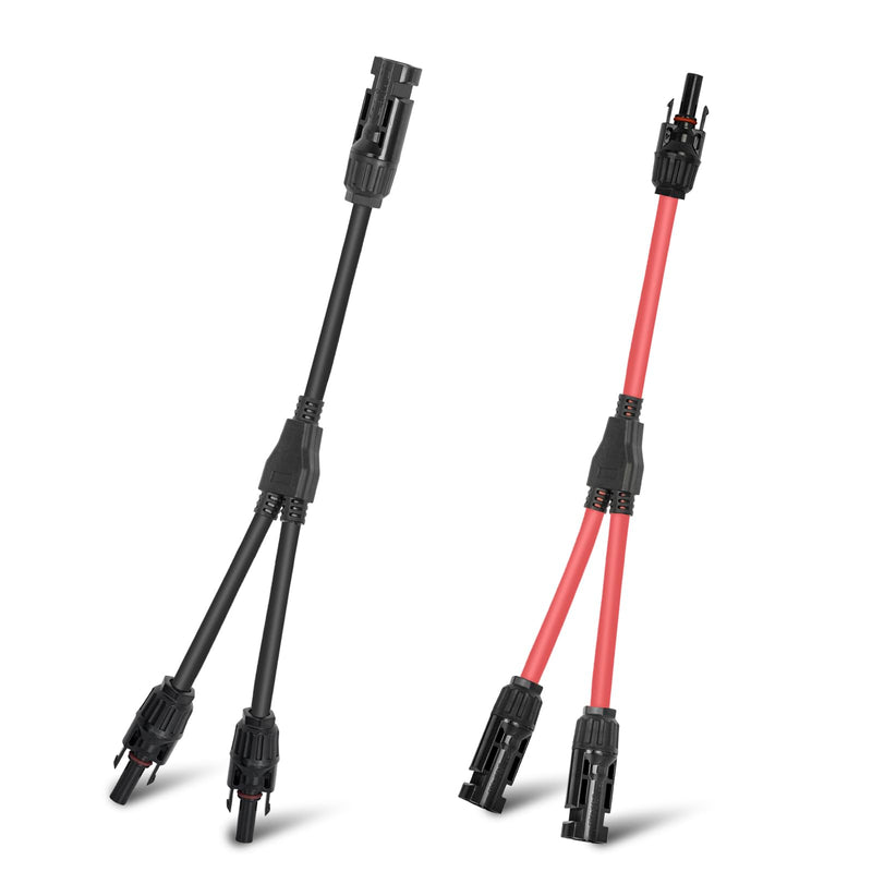 2-to-1 Solar Panel Connector 6 mm² PV Cable Solar Y Connector 1 Pair