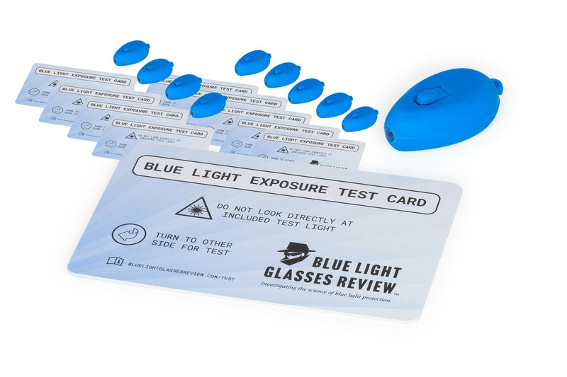 [Australia - AusPower] - Blue Light Glasses Test Kit (10 Pack) 