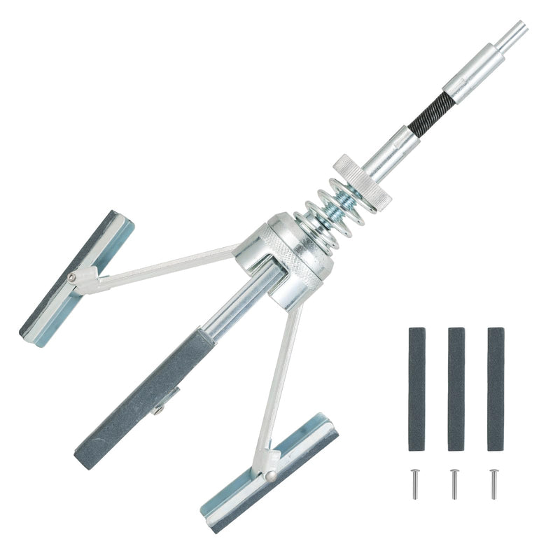 [Australia - AusPower] - Engine Cylinder Hone Tool | 2" to 6-1/2" Diameter Adjustable Deglazer with Extra 3PCS Stones 220 Grit Engine Cylinder Hone Adjustable Deglaze Set for Grinding Holes (3") 3" 