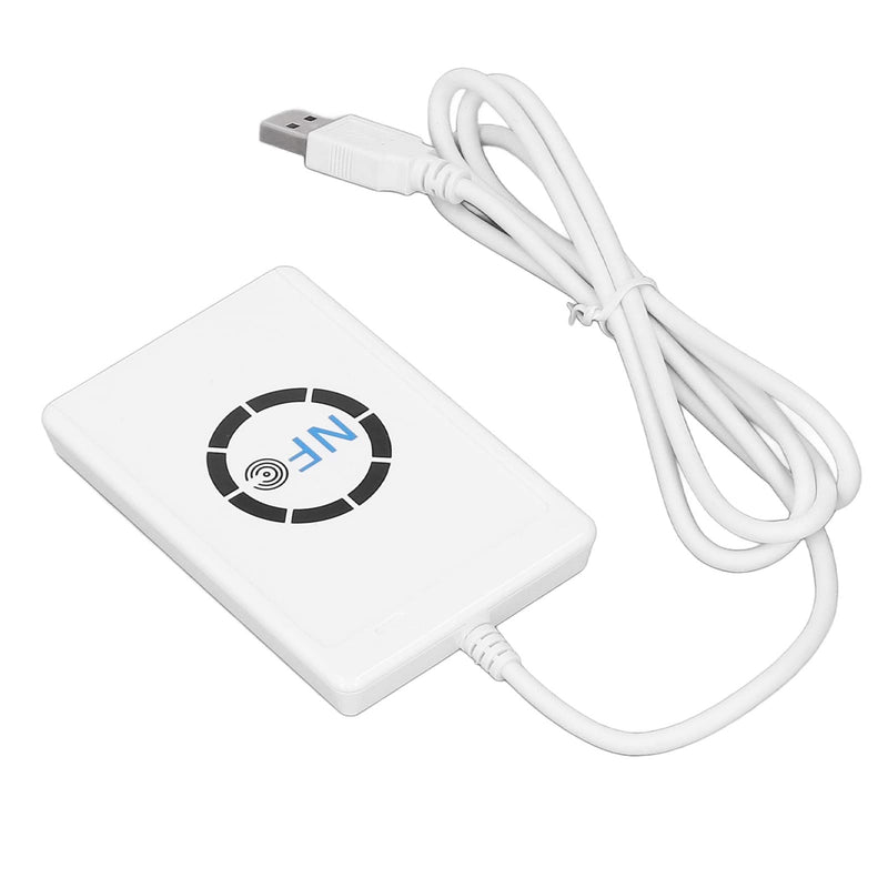 [Australia - AusPower] - NFC Reader Writer, USB 2.0 424kbps Contactless Smart IC Card Duplicator, Compatible with ISO 14443A B for FeliCa and All NFC, 13.56MHz, Mini Lightweight 