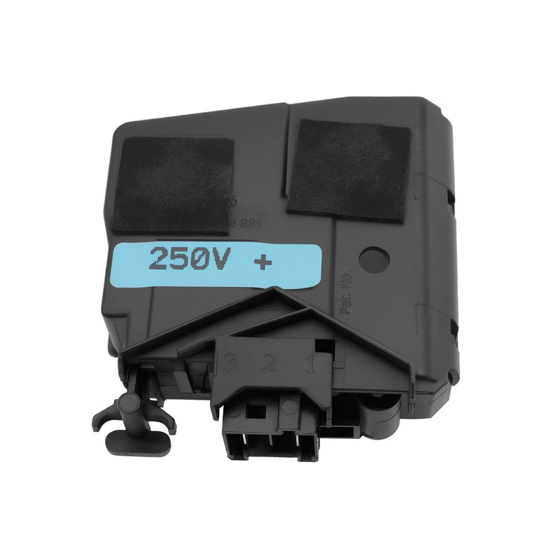 1pc Washing Machine Door Lock Switch Solenoid Interlock Replacement Parts Compatible with Samsung DC34-00026A WD90J6410AW Black