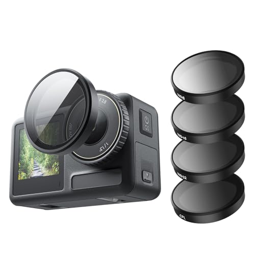 Camera Lens Filter Set for DJI Action 5 pro/4/3,4 Pack CPL ND32 ND16 ND8 Action 5/4/3 CPL+ND8 16 32 Filter