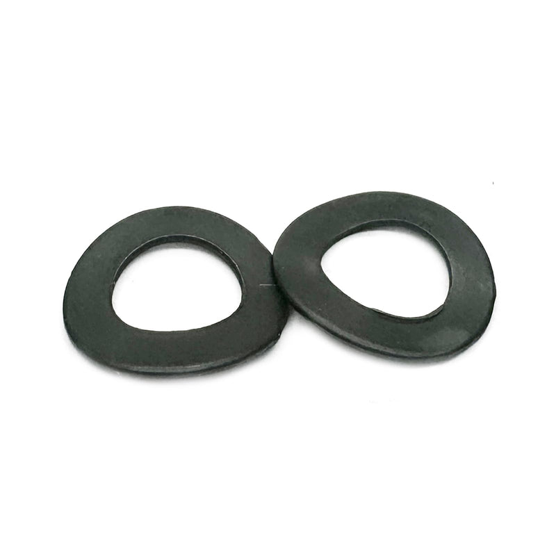 [Australia - AusPower] - M8 Metric Wave Spring Washer,Carbon Steel Spring Wave Washer Gasket,Wave Spring Washers with Black Oxidized Finish for Screw Bolt(100Pcs) M8 