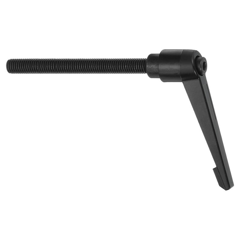 [Australia - AusPower] - uxcell M10 x 100mm Adjustable Knobs Handle Male Thread Push Button Ratchet Quick Release Locking Rotating Bolt for Lathe Machinery, Black 