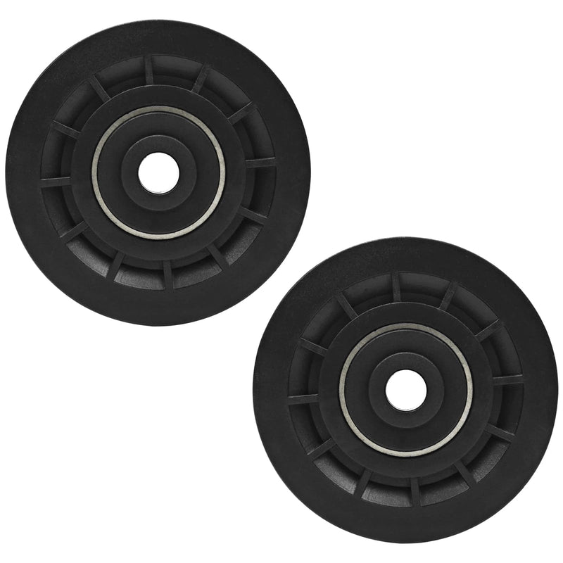 [Australia - AusPower] - Universal Bearing Pulley Wheel for Cable Machine Gym Equipment Part Garage Door 78mm-2 PCS-P 