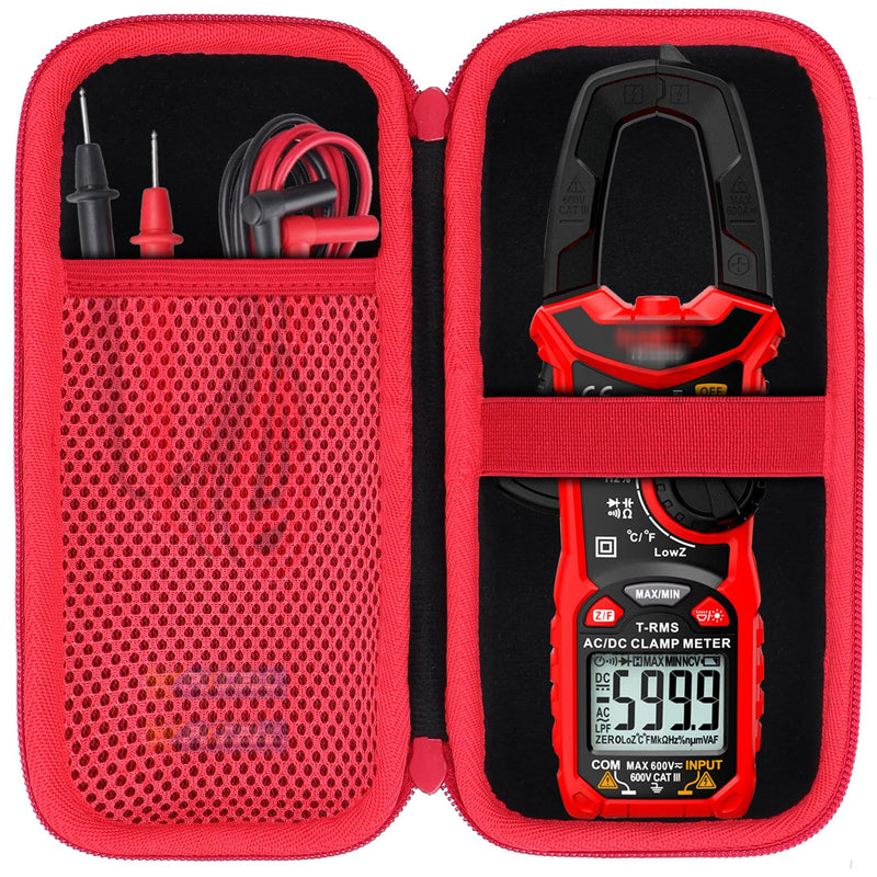 [Australia - AusPower] - Hard Case Compatible with KAIWEETS HT206A HT206D Clamp Meter Multimeter TRMS Auto-ranging Amp Voltage Tester 