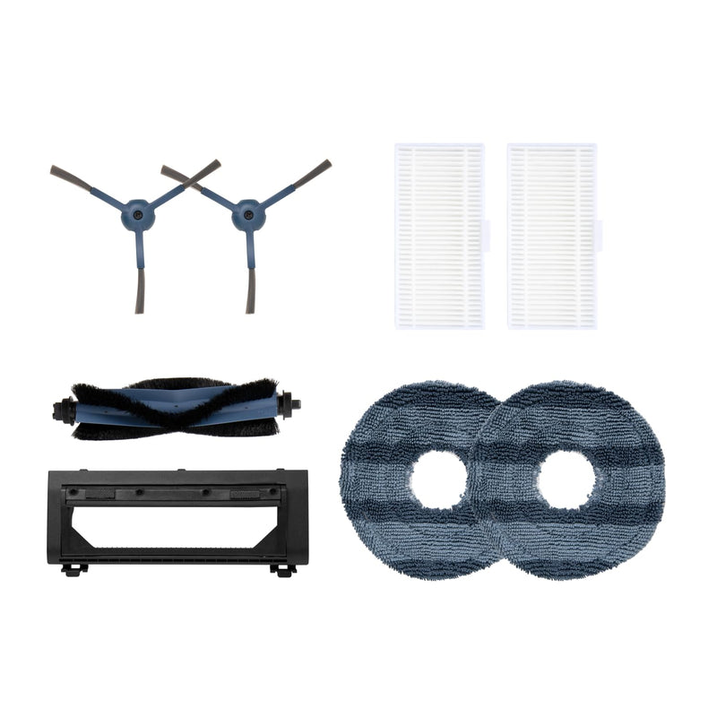 eufy Official Accessory Kit for Robot Vacuum Omni C20, 2 Side Brushes, 2 Washable Filters, 1 Rolling Brush, 1 Brush Guard, 2 Mop Pads