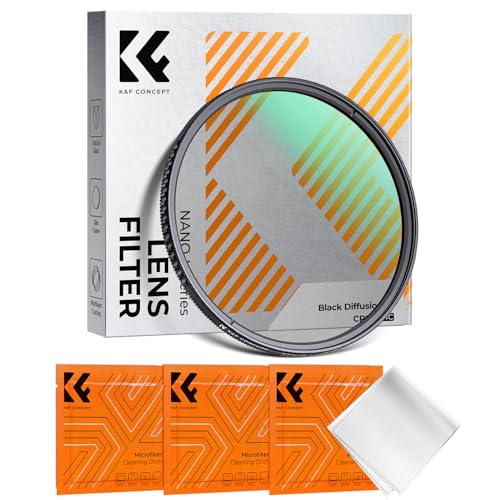 K&F CONCEPT 58mm Black Diffusion 1/4 & Circular Polarizing in-1 Filter