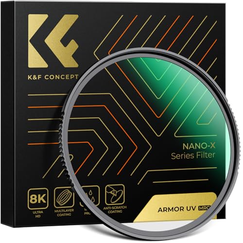 K&F CONCEPT 77mm Explosive-Proof UV Lens Protection Filter 28 Multi-Coated