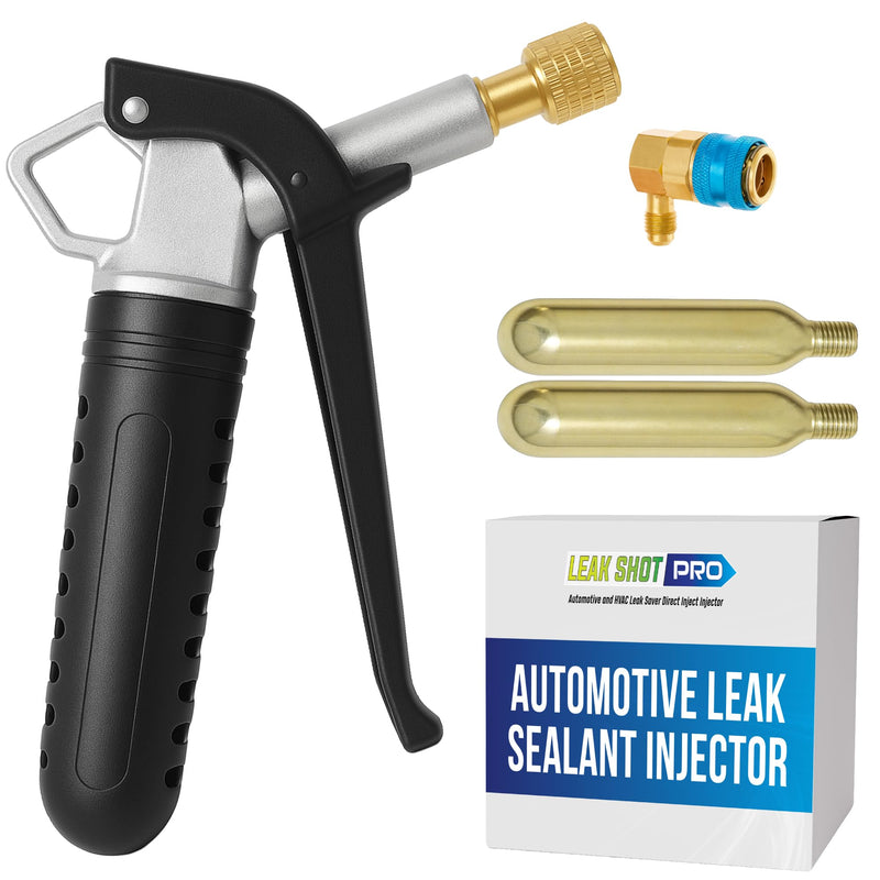[Australia - AusPower] - Leak Sealant Injector for MVAC & Automotive | Compatible with Leak Saver AC Leak Sealer + UV Dyes | Pro Grade Reinforced Injection Gun Automotive Sealant Injector 