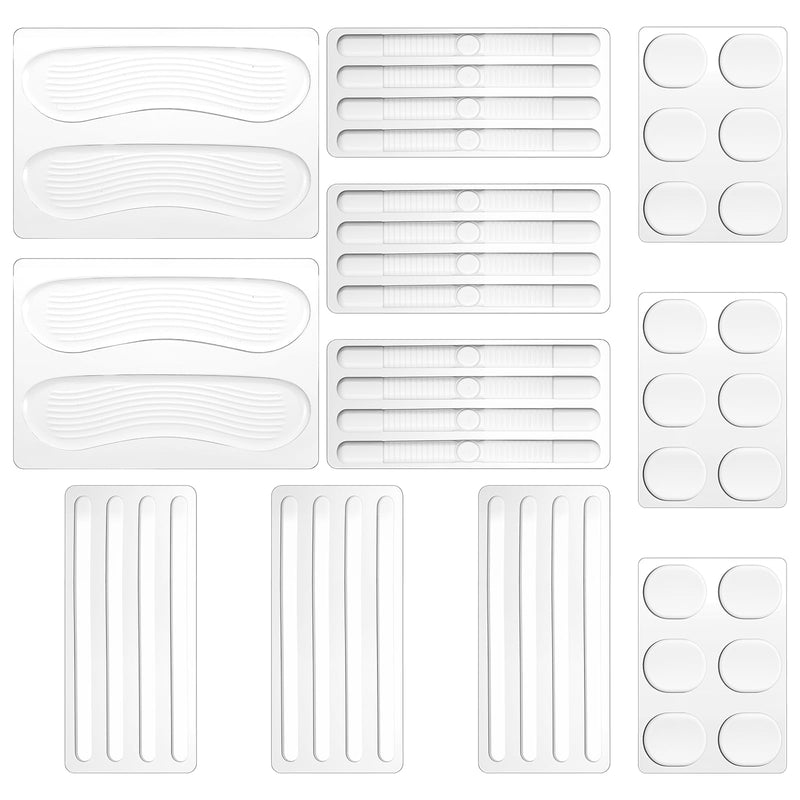 Dimeho 34 Pcs Silicone High Heel Cushion Inserts Pad Shoe Strap Grip Anti Slip Sandals Gel Protector Strips Sling Backs Foot Support Sticker for Women Men Sports Sneakers