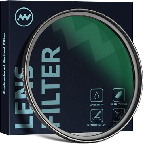 Walking Way 49MM Black Diffusion Filter 1/4 Pro Mist Dreamy Cinematic Effect Soft Focus Filter with 24 Multi-Layer Coatings for Portrait/Vlog/Video/Photography 1/4 Diffusion