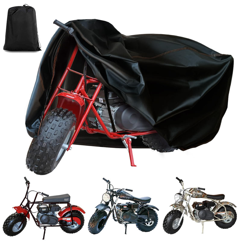 Chikia Mini Bike Cover Outdoor,Minibike Cover Waterproof,Compatible with Coleman CT200U CT200U-EX BT200X RT200 B200R B200RSV Massimo Baja Trail Master Accessories,Protection,Dustproof