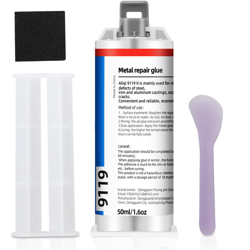 [Australia - AusPower] - Professional Metal Repair Epoxy Glue, 1.6 Oz Heavy Duty Weld - Strongest for Metal, Aluminum, Steel, Stone, Plastic - All Purpose Adhesive 