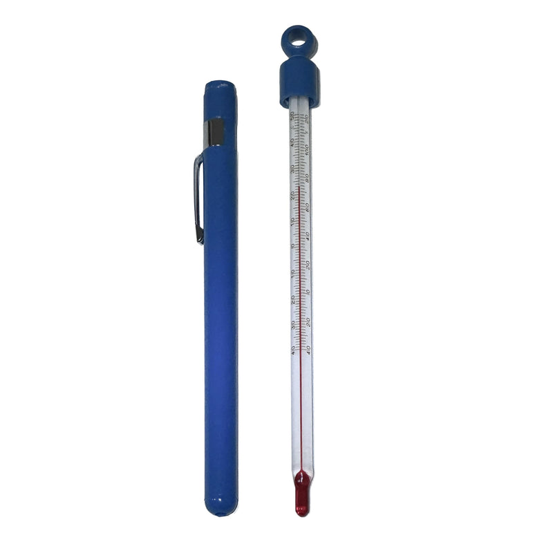 [Australia - AusPower] - LABO Pocket Laboratory Chemical Thermometer -40/+50°C or -40/+120°F, Duo Reading Liquid in Glass 
