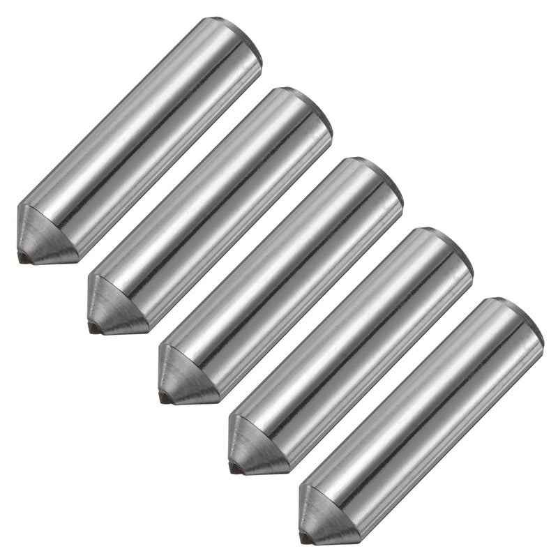[Australia - AusPower] - uxcell 5pcs Diamond Dressers, 12mm x 47mm (15/32" x 1-7/8") Single Tapered Point Grinding Wheel Round Pen Welded Diamond Dressing Tools, Silver Tone 15/32" x 1-7/8" 5 