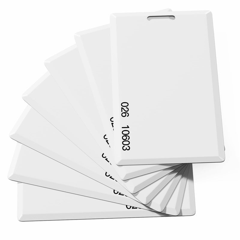 [Australia - AusPower] - 10 Pack 26 Bit Proximity Clamshell Weigand Prox Swipe Cards Key Card Compatable with ISOProx 1386 1326 H10301 Format Readers and Systems, Works with Most Access Control Systems 10 pcs 
