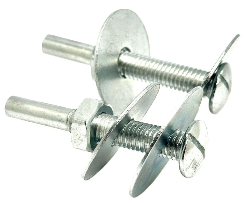 [Australia - AusPower] - 2 Pack 933 Unitized Wheel Mandrel, 2” x 1/4” x 1-1/4”, for attaching 2” – 4” Diameter – 1/4” Center Hole Buffing, Polishing, Unitized Wheels to Rotary Tools, Pack of 2 